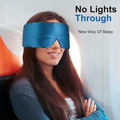 YIVIEW Sleep Mask for Side Sleeper, 100% Light Blocking 3D Sleeping Eye  Mask, Soft Breathable Eye Cover for Women Men, Relaxing Zero Pressure Night