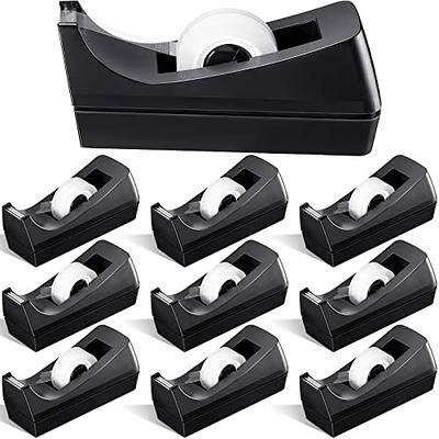 10 Pack Desktop Tape Dispenser Tape Roll Dispenser Non Skid Base Tape  Dispensers Desk Tape Dispenser for Office Home School (Tape Not Included)  (White) - Yahoo Shopping