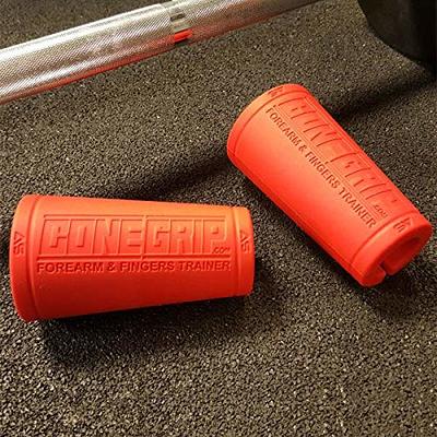  DMoose Thick Bar Dumbbell Grips, Non Slip High Density Silicone  Rubber Barbell Grips &, Bar Grips for Weightlifting, Muscle Building, Cable  Attachments - 2.25, 1.75 & 2.75 Outer Diameter 
