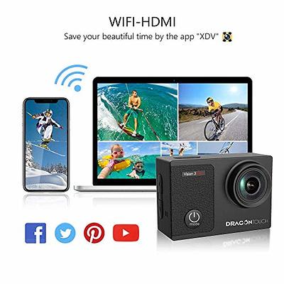 AKASO Action Camera EK7000 Pro Touch Screen 40m Waterproof Camera Remote  Control 4K Sports Camera with