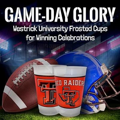 Football Plastic Cups, Super Bowl, Disposable Party Supplies, 50 Pieces, 16  oz.