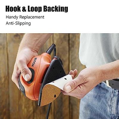 Mouse Sanding Pads Hook Loop Sandpaper 150 Grit for Black+Decker Detail  Sander