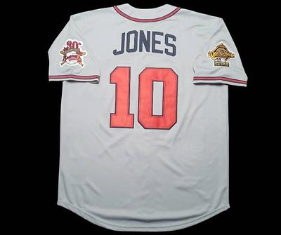 Chipper Jones Atlanta Braves Mitchell & Ness Cooperstown Collection  Authentic Jersey - Gray