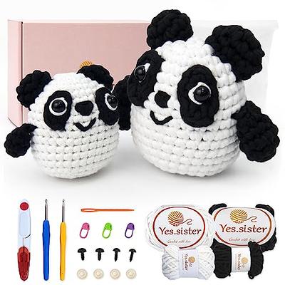 Yes sister Crochet Kit for Beginners, Crochet Kit Animals with Easy  Crocheting Tube Yarn, Beginner Crochet Kit for Adults & Kids, Learn Crochet  with Step-by-Step Video Tutorials, Oliver The Panda - Yahoo