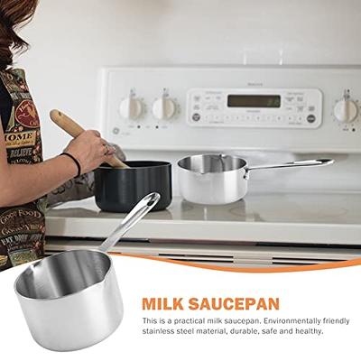 Stainless Steel Saucepan Milk Pot Cooking Pot Small Pan for Milk