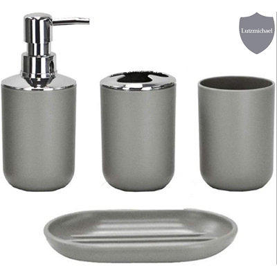 4 Piece Bathroom Accessory Set - Yahoo Shopping