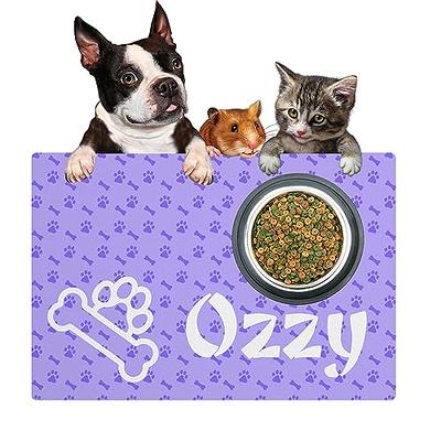 Personalized Pet Placemat, Mini Heart Dog Mat, Custom Food Mats, Water Bowl  Bowl Cat Feeding Mat, New Puppy Gift - Yahoo Shopping