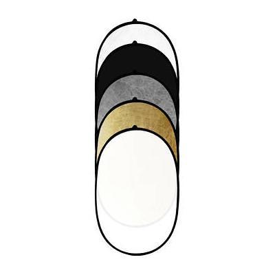 EMART 24'' x 36'' (60 x 90cm) Light Reflectors 5-in-1 Photo Collapsible  Photography Reflector Large Oval Portable Collapsible Light Reflector