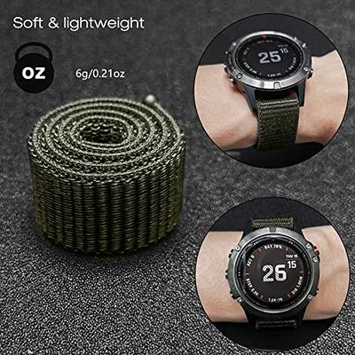 22mm 26mm Nylon Band For Garmin Epix Gen 2 Strap Bracelet Descent  Mk2i/Enduro/instinct 2/Fenix 7 7X 6X 6 Pro 5X 5 Plus Watchband