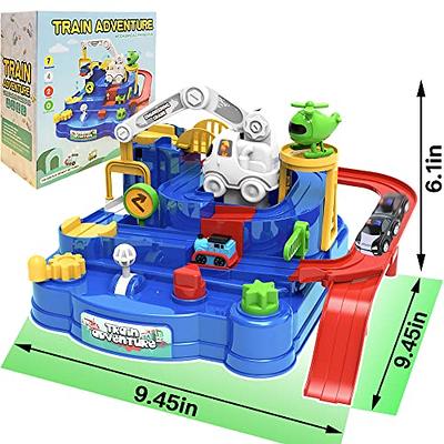 TEMI Kids Toys for 3 4 5 6 7 8 Year Old Boys Girls Race Track Car Adventure  Toys for Boys Age 3, City Rescue Car Toys for Toddlers 2-4 Years