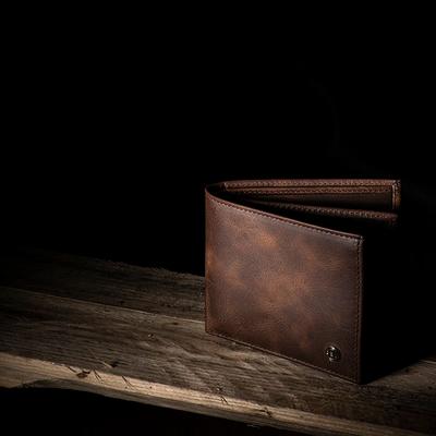 Wallet for Men  RFID Blocking Full Grain Leather Bifold Wallet