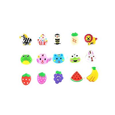 3 Pcs Cute Erasers for Kids Fun Cute Fruit Erasers Fruit Pencil Erasers for  Students Party Favor Home School Work Classroom Rewards Prizes Gift