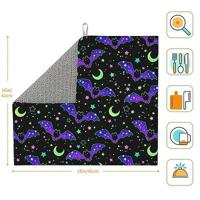 HotLive Dish Drying Mat for Kitchen Counter, Heat Resistant Drainer Mats  with Non-slip Rubber Backed, Hide Stain Kitchen Super Absorbent Draining  Mat