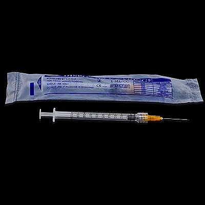 1ml Syringe with Needle, Individually Sterile Packaged (1ml-30G-8mm-20pcs)  - Yahoo Shopping