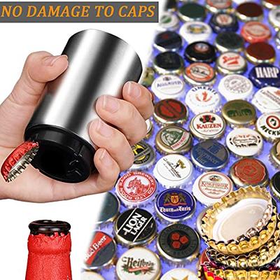 Magnetic Stainless Steel Bottle And Can Opener With Magnetic Cap Catch