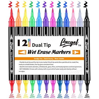 Quartet Glass Board Dry Erase Markers, Premium, Fine Tip, Assorted Colors,  4 Pack (79555)