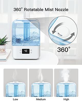 Humidifiers for Bedroom, 3L Ultrasonic Cool Mist Humidifiers for Home Baby  Nursery & Plants, Quiet Top Fill Air Humidifier Lasts Up to 30 Hours, Auto  Shut-Off, Filterless - Yahoo Shopping