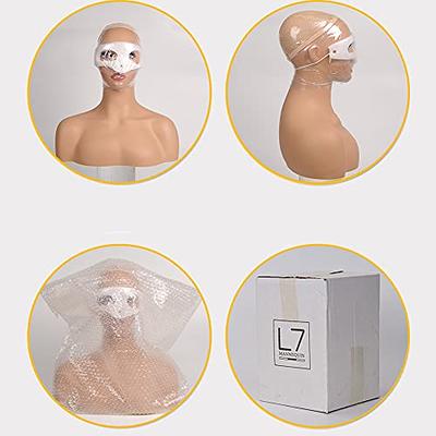 Realistic Female Mannequin Head Model With Shoulder Display