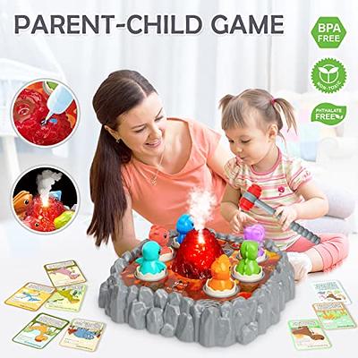 Dinosaur Toys Family Game Dinosaur Board Games for Kids 2-4 Players Puzzle  Game Educational Toys Birthday Toy for Ages 3, 4, 5, 6, 7