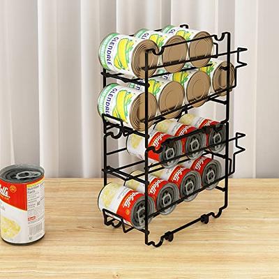 2-Tier Metal Wire Pantry Canned Food Dispenser