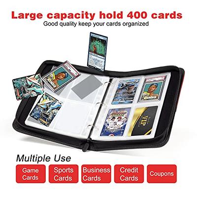 J&G Card Binder for Pokemon Cards,9 Pocket with 50 Sleeves up to 900 Cards  Holder Album School Gifts for Boys Girls Trading Card Binder Display Case ( Card not included) 