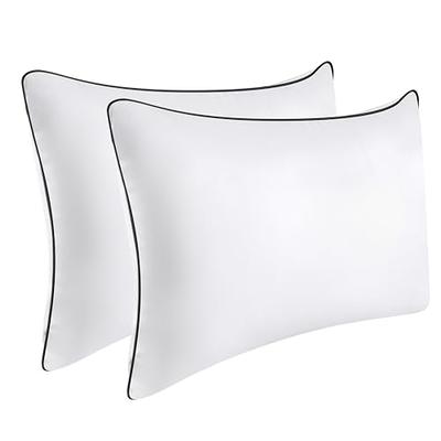 Fern and Willow Pillows for Sleeping, Premium Down Alternative, Hotel Bed  Pillow Set of 2, King, White 