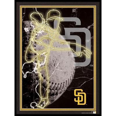 MLB San Diego Padres - Logo Wall Poster, 22.375 x 34, Framed 