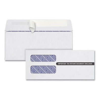 Lux Moistenable Glue Security Tinted #6 3/4 Business Envelope 3 5