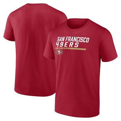 Men's Fanatics Branded Black San Francisco 49ers Team Authentic Logo Personalized Name & Number T-Shirt Size: Medium