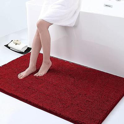 Olanly OLANLY Luxury Bathroom Rug Mat 59x24, Extra Soft and Absorbent  Microfiber Bath Rugs, Non-Slip Plush Shaggy Bath Carpet Runner, M