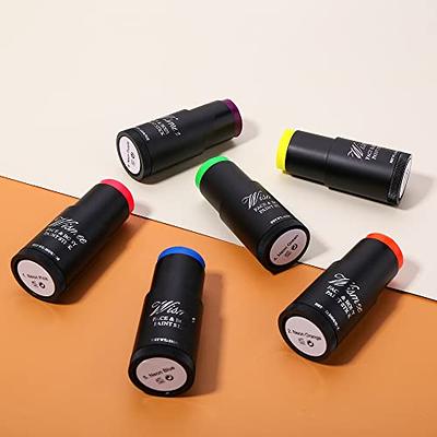 Wismee Red Face Paint Stick,Cream-Blendable Red Eye Black, Non-Toxic Oil  Based Face Makeup Body Paint High Pigmented Joker Santa Claus Makeup  Crayons