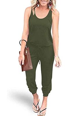 Vetinee Baggy Pants Front Plunge Pants for Women Work Casual