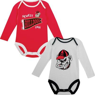 Newborn & Infant Red/Heathered Gray Kansas City Chiefs Born To Win Two-Pack  Long Sleeve Bodysuit Set