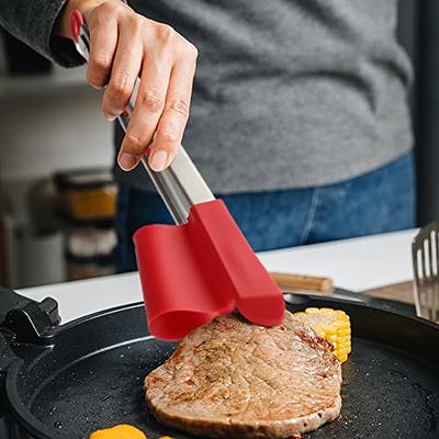 Clever Tongs 2 In 1 Kitchen Spatula Non-Stick, Heat Resistant