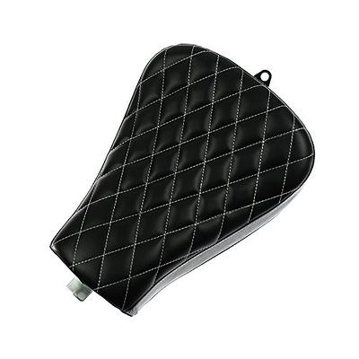 Black Driver Solo Seat Cushion Fit For Harley Sportster XL 883 XL