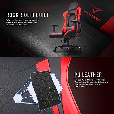 Gaming Chair-Ergonomic Leather Recliner Racing Computer Chair-High Back  Adjustable Swivel Executive Office Desk Chair-E-Sport Video Game Chair With  Lu - Yahoo Shopping