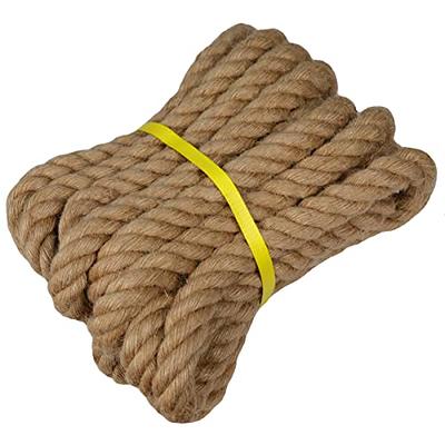 GOLBERG Twisted 100% Natural Cotton Rope - White Cotton Rope - (1