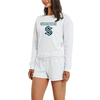 Women's Concepts Sport Cream San Francisco 49ers Crossfield Long Sleeve Top & Shorts Set Size: Medium