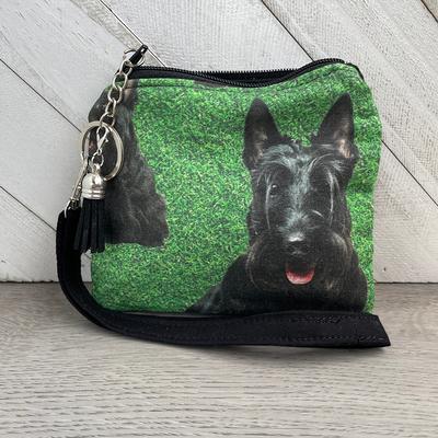 Scottie Dog Plaid Zip Pouch by Christina Rollo - Christina Rollo - Artist  Website