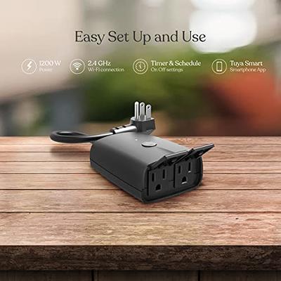 Feit Electric Smart Plug, WiFi Plug Compatible with Alexa and Google Home,  Indoor Plug, No Hub