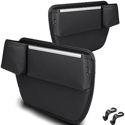 EcoNour Car Seat Gap Filler with Cup Holder (2 Pack) Universal Fit Car  Seat gap Organizer With Headrest Hooks Included 