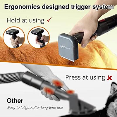 Depets Self Cleaning Slicker Brush, Dog Cat Bunny Pet Grooming Shedding  Brush - Easy to Remove Loose Undercoat, Pet Massaging Tool Suitable for  Pets