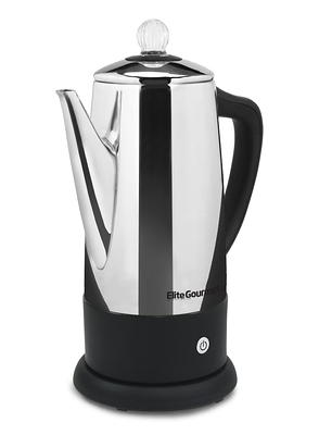 SG300 12-Cup Stainless Steel Coffee Maker with Glass Carafe