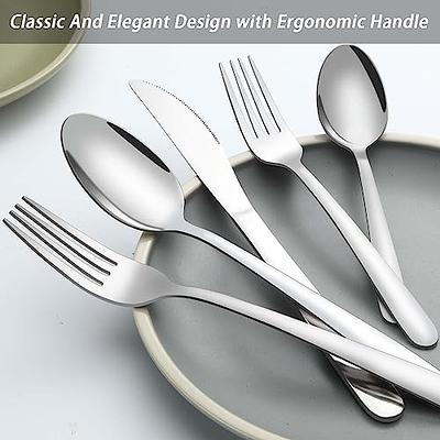 Eating Utensils Restaurant Hotel Flatware Set 4 Pieces Tableware