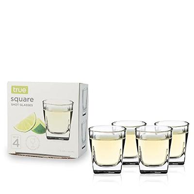 Tessco 8 Set Square Drinking Glasses Square Glass Cup Clear