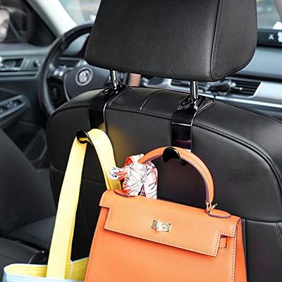  4 Pack Vehicle Back Seat Headrest Hook Hanger for Purse Grocery  Bag Handbag : Automotive