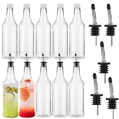 HINGWAH 16 OZ Glass Drink Bottles, Set of 12 Vintage Glass Water Bottles  with Lids, Great for storing Juices, Milk, Beverages, Kombucha and More  (Labels and Sponge Brush Included) - Yahoo Shopping