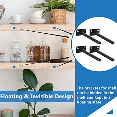 hidden floating shelf brackets