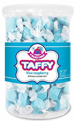 Blue Raspberry Salt Water Taffy - Bulk Bags, 1 lb. Bulk Bag