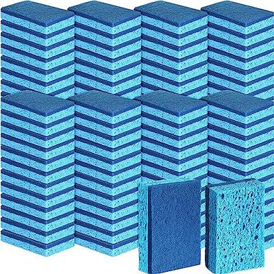 HOMEXCEL 24 Count Heavy Duty Scrub Sponges Kitchen,Small Dish Sponges for  Kitchen,Flexible Household Cleaning,3.5X2.1X0.9